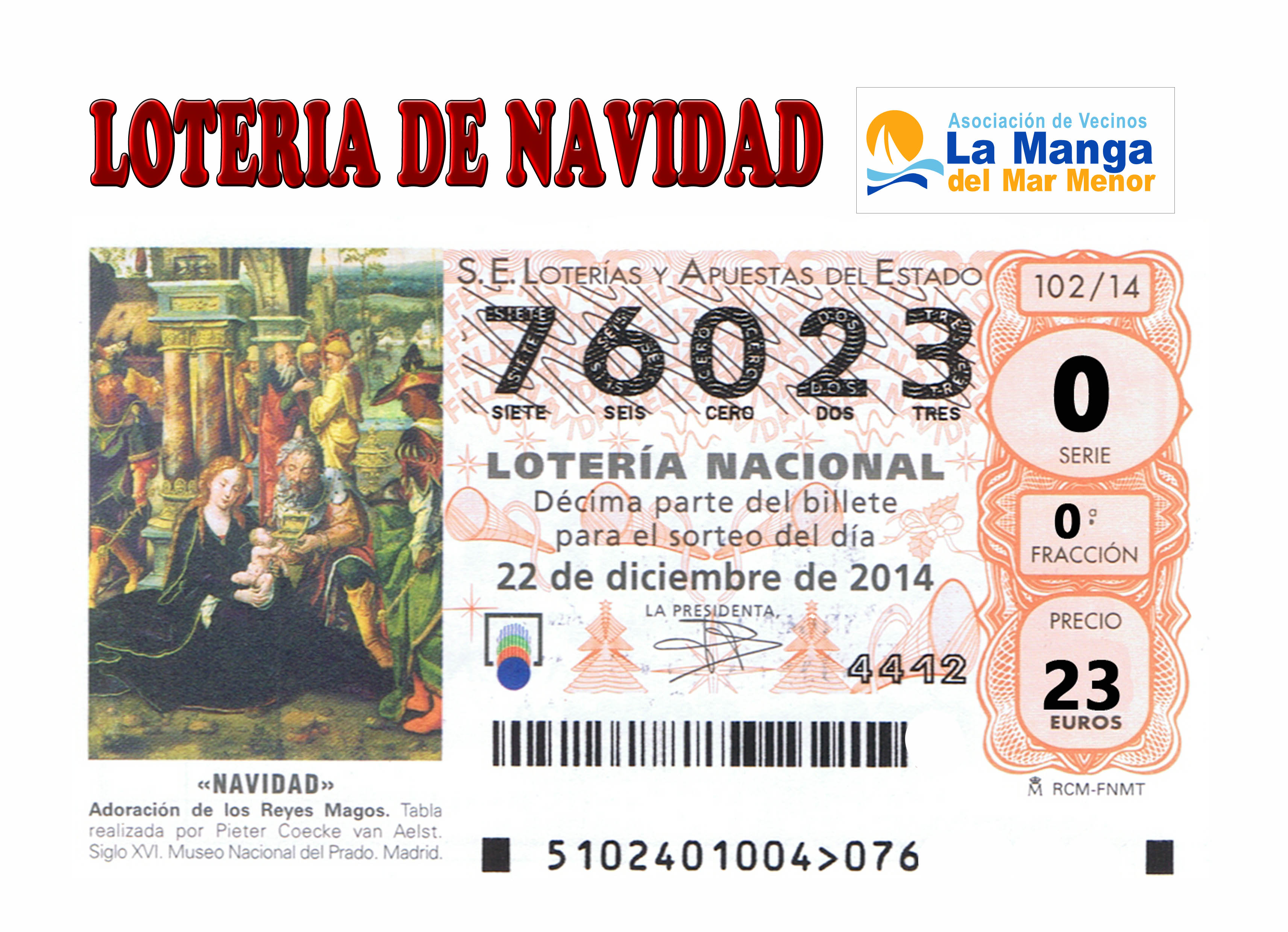 Cuanto cuesta la loteria de navidad